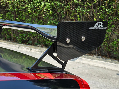 APR GTC-300 67-inch carbon fiber adjustable wing for 2008–15 Dodge Challenger