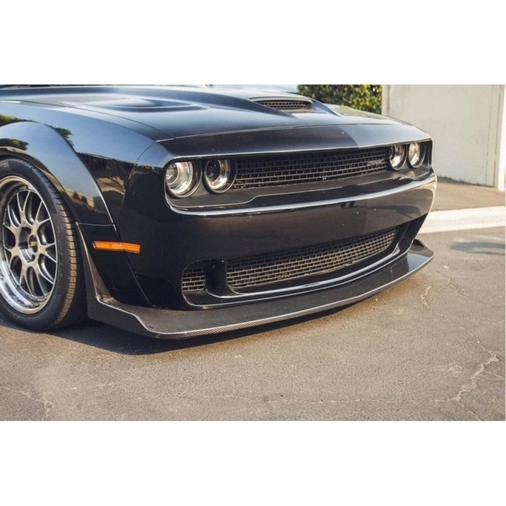 APR carbon fiber front air dam for 2015–23 Dodge Challenger Hellcat Widebody
