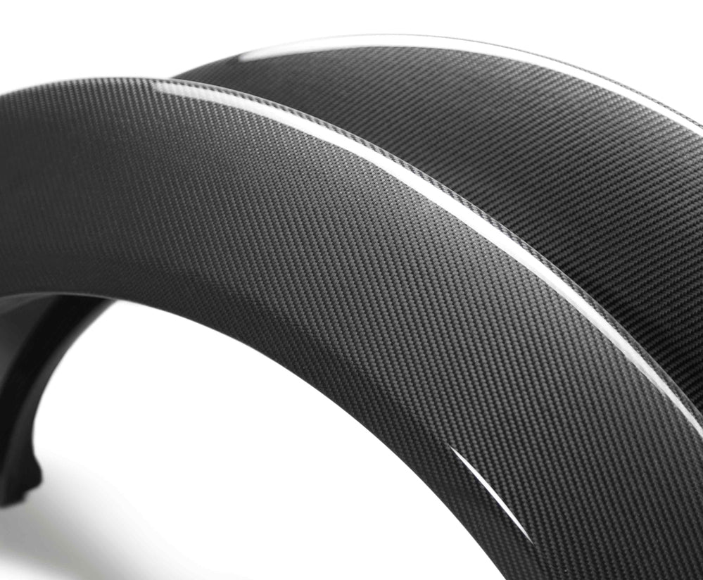 Anderson Composites carbon fiber rear fender flares, view 3