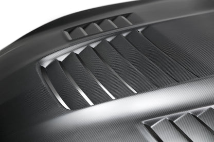 2015-20 Ford Mustang Shelby GT350/GT350R Type-CR Dry Carbon Fiber Hood