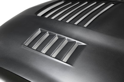 2015-20 Ford Mustang Shelby GT350/GT350R Type-CR Dry Carbon Fiber Hood